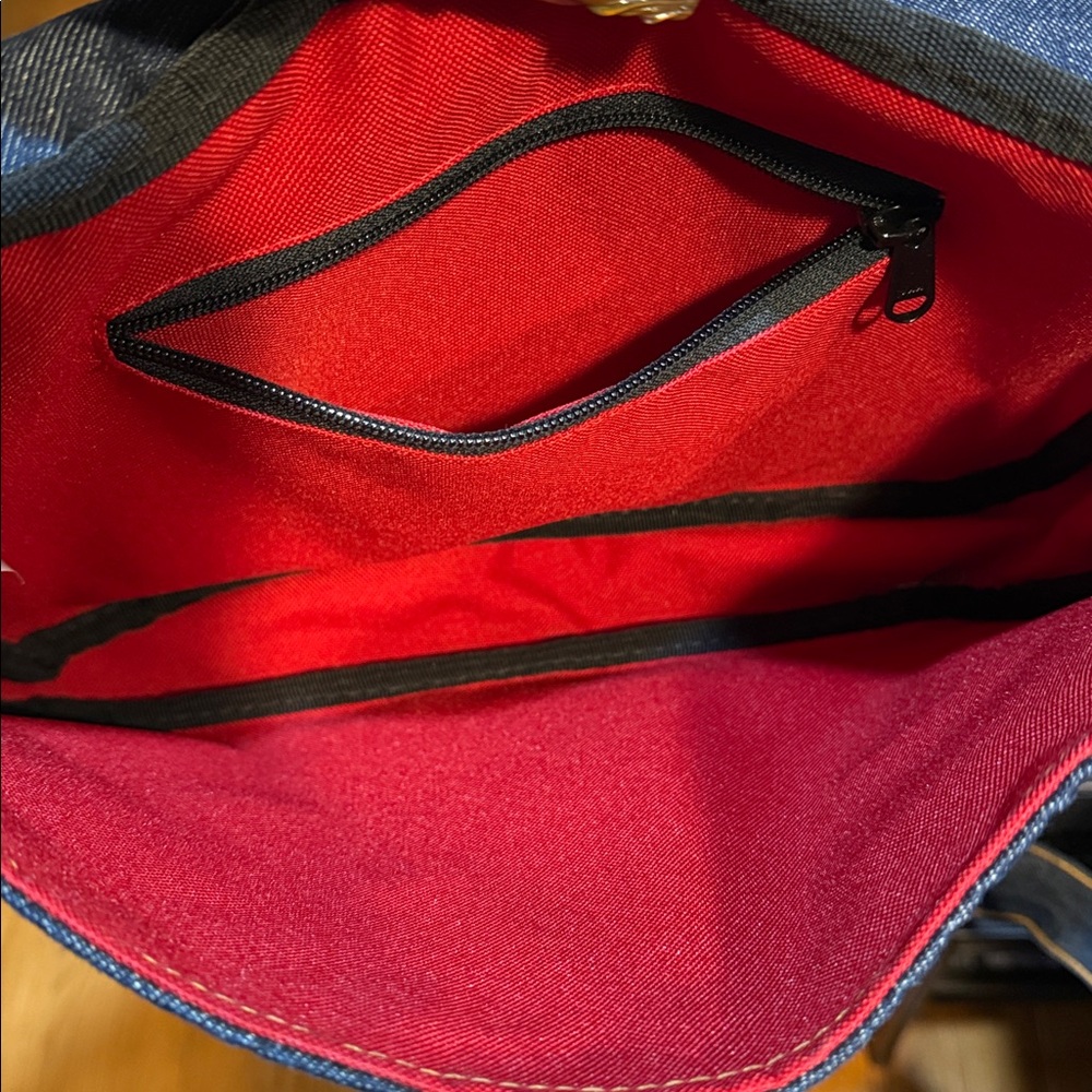 Upcycled Denim Patchwork Crossbody - image 6